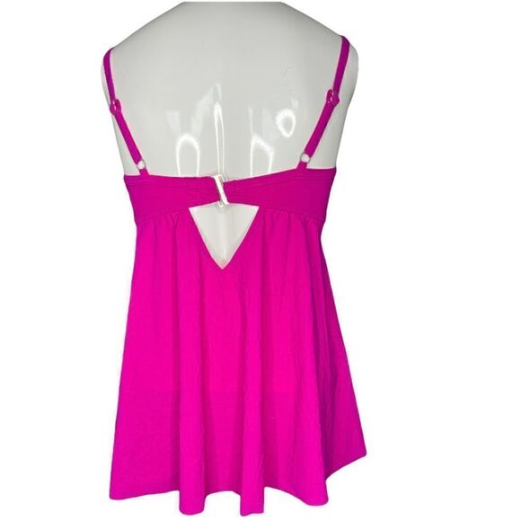 NWT Profile by Gottex 32D MAGENTA tankini swim top with underwire - Picture 5 of 12